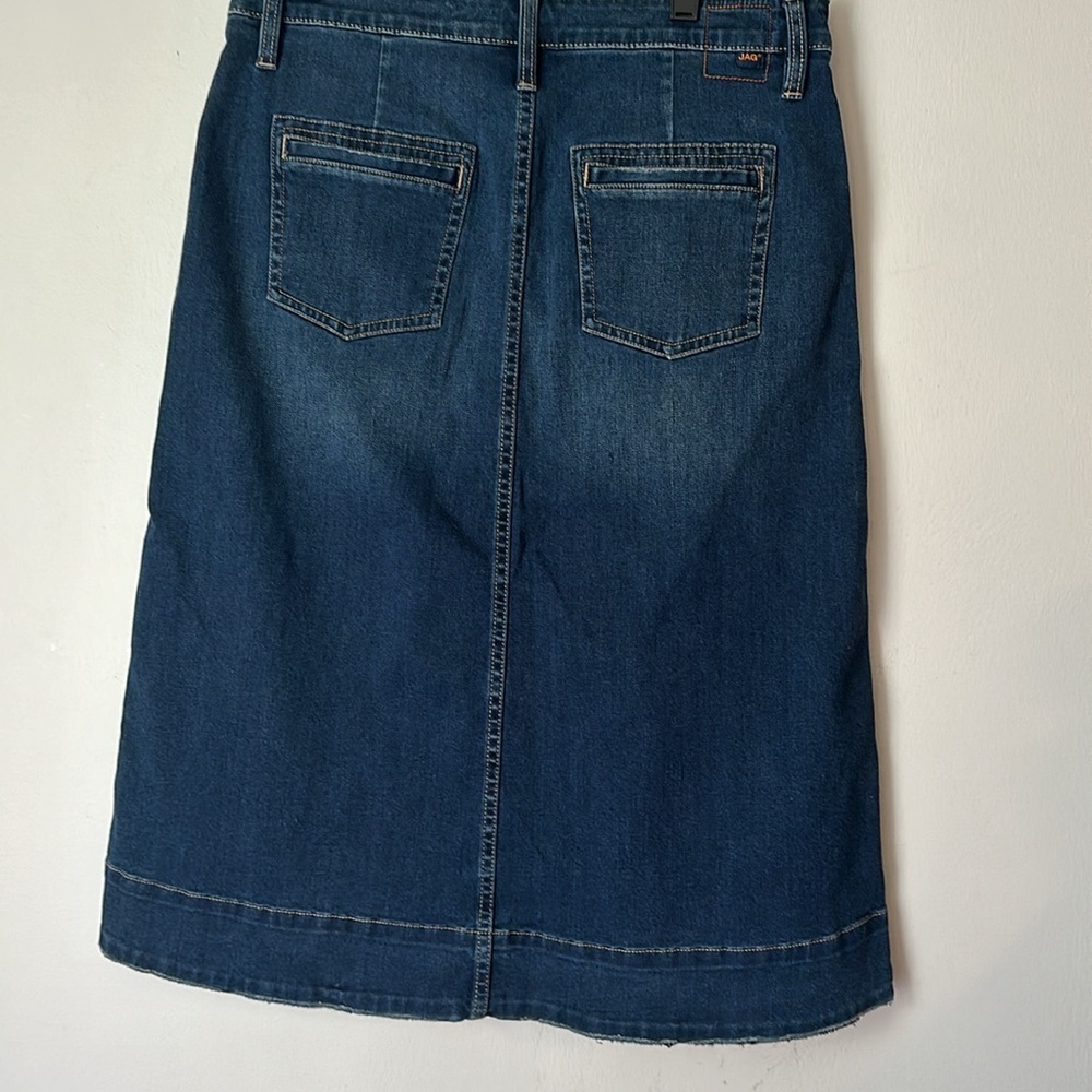 JAG JEANS DENIM Button Down front skirt size 6 - Picture 4 of 8